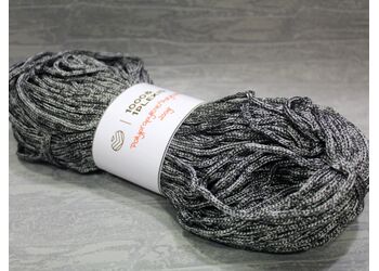 Κορδόνι Τσιλές Multi Colour 200γρ. Βελονάκι 4-5 Γκρι-Μαυρο Ν46