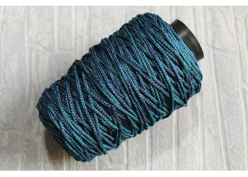 Κορδόνι p/p-polyester5124-80 Πετρόλ