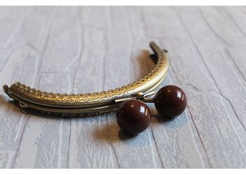 Πλαίσιο Μπίλια Μπρονζέ  12,5cm Καφέ