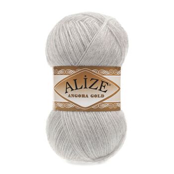 Alize Angora Gold 208 Light Grey Melange