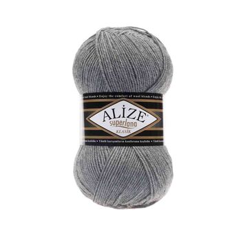 Alize Superlana Klasik 21 Grey Melange