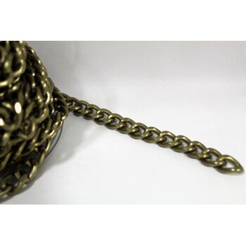 Μεταλλική Αλυσίδα 2 x 1.5cm Μπρονζέ