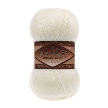 Alize Angora Gold Simli 01 Cream