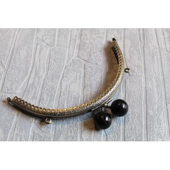 Πλαίσιο Μπίλια  Μπρονζέ 12.5 cm  Μαύρο