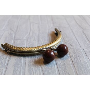 Πλαίσιο Μπίλια Μπρονζέ  12,5cm Καφέ